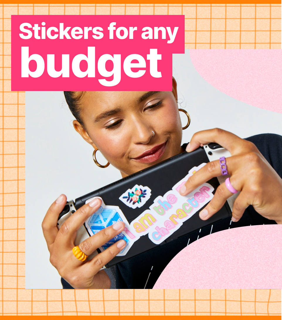 Stickers for any budget